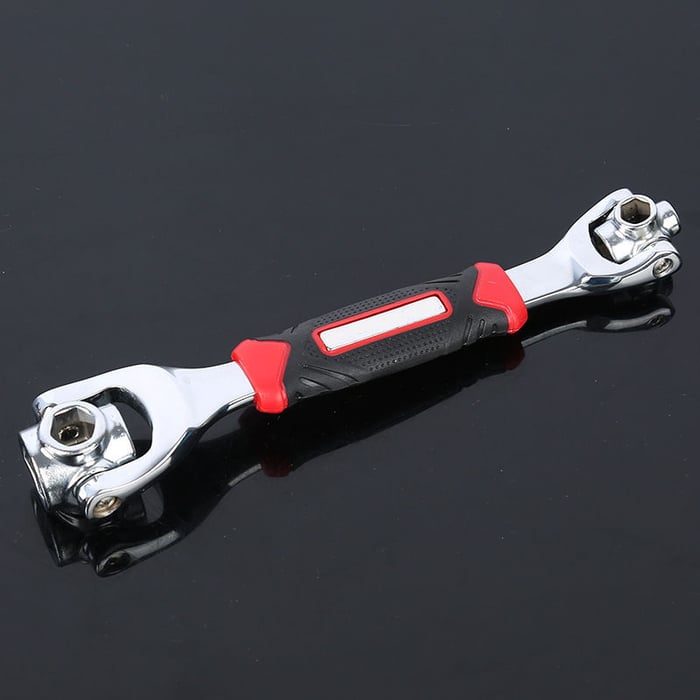 Universal Wrench 52 in 1 Socket Wrench Tool with Multifunction 360 Degree Rotating Head