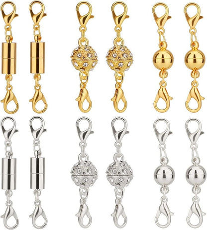 🔥Magnetic Necklace Clasps and Closures Kit（12pcs）