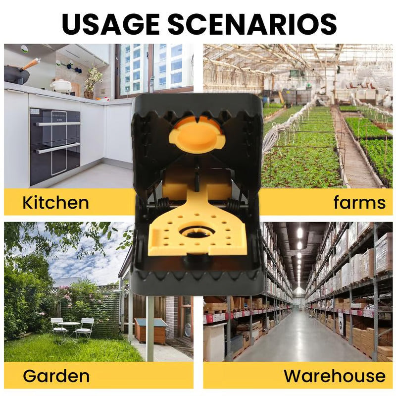 （4PCS）Clips Mouse Glue Traps Mouse Rat Deterrent