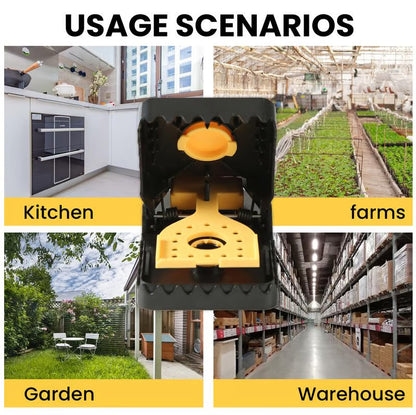 （4PCS）Clips Mouse Glue Traps Mouse Rat Deterrent